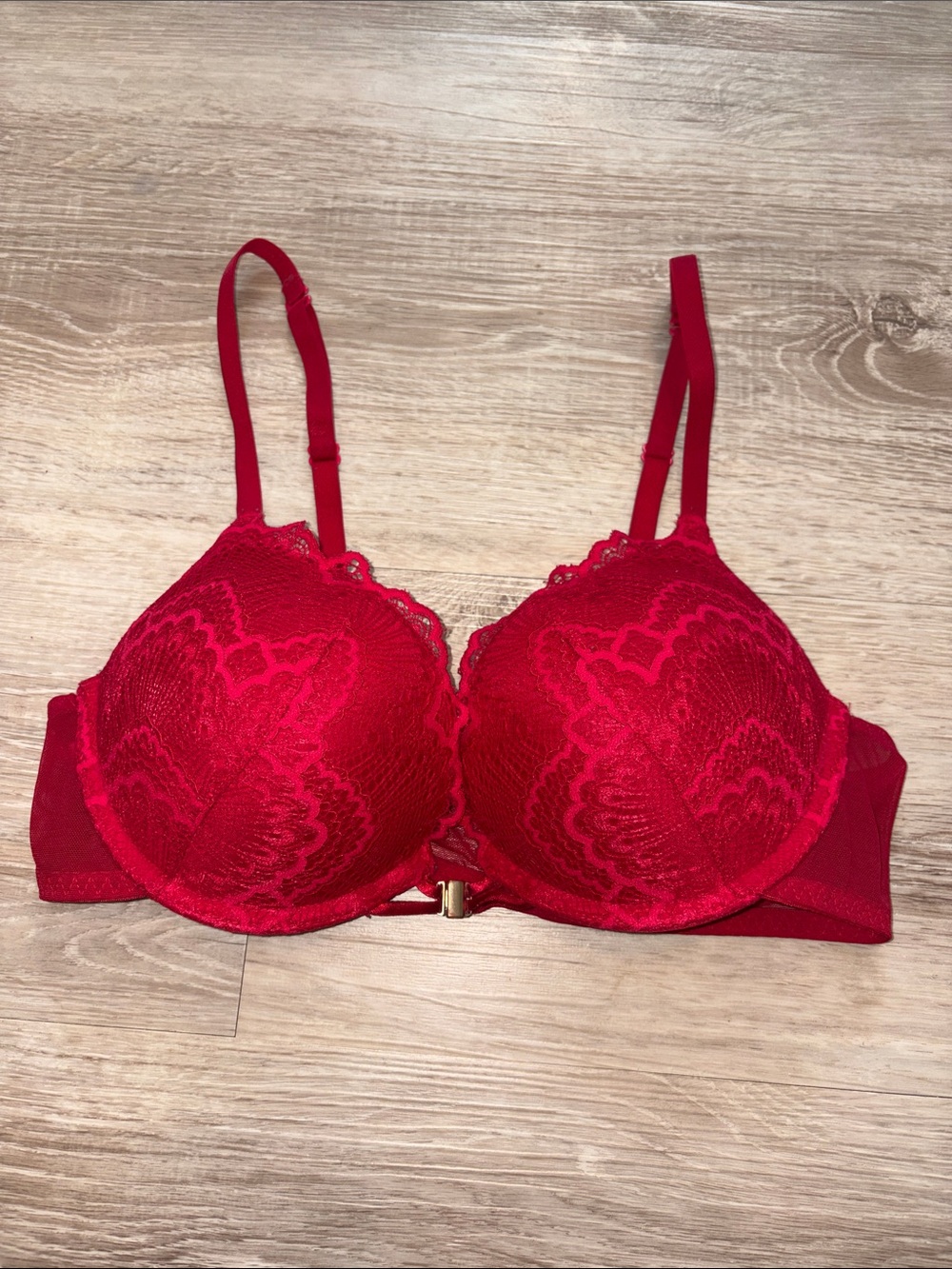 💥2/$33💥 La Senza Red Lace Push-Up Bra